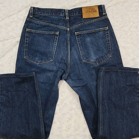 Vintage Calvin Klein Size 30 Men's Dark Wash Jean - Picture 3 of 10